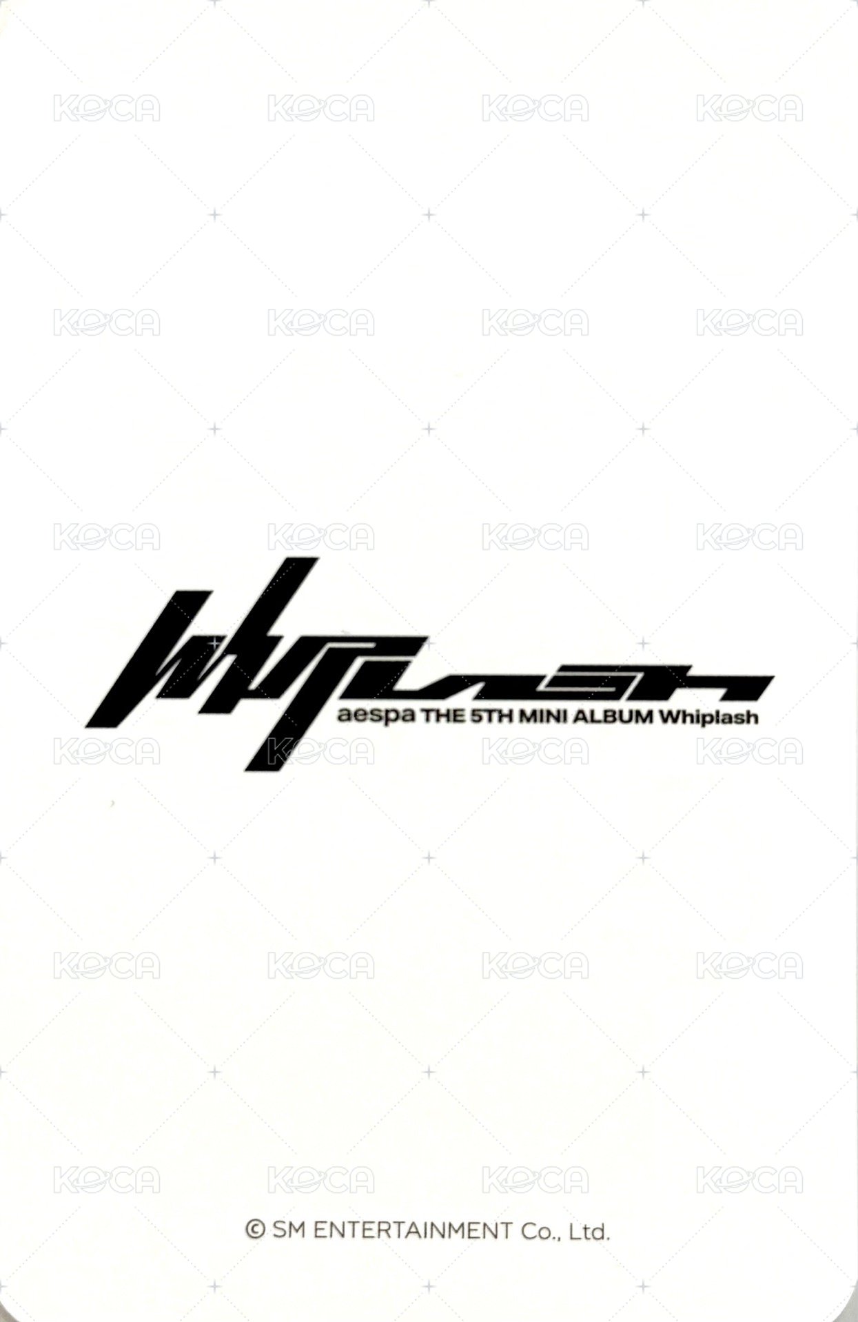 Whiplash k4 幸運卡 寧 背面