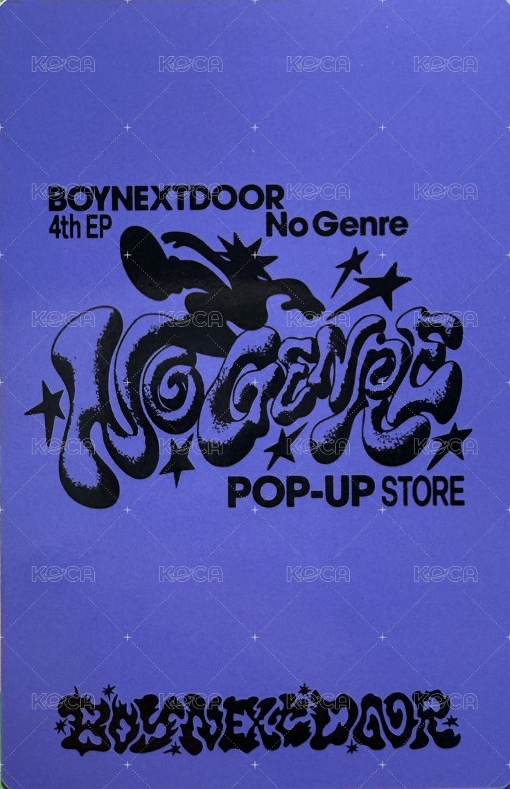 No Genre sw 快閃 幸運卡 6 背面