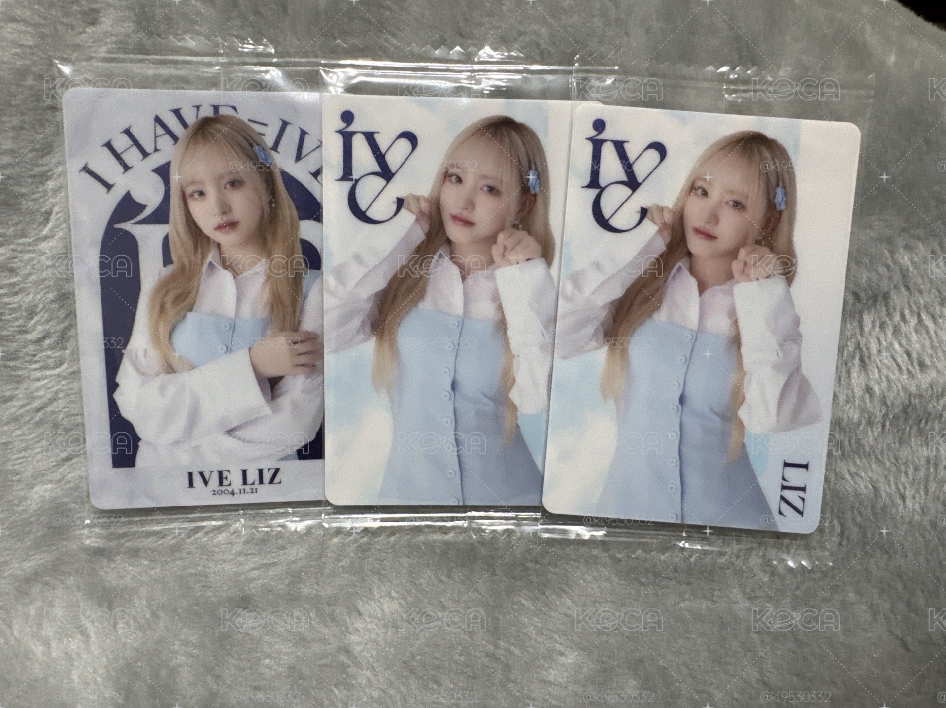 IVE Liz 餅乾卡