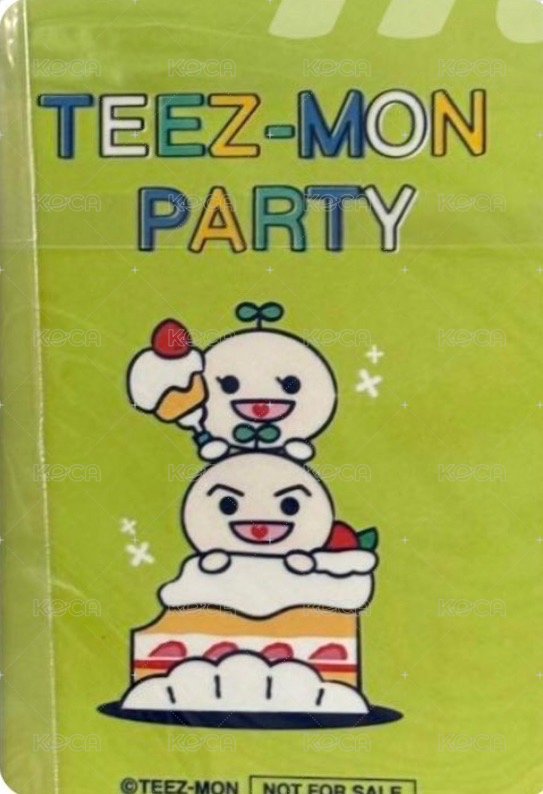 TEEZ-MON POP UP SHOP IN JAPAN 周邊卡 PLUSH 背面