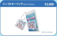 SCENEDROME 鑰匙圈吊飾 日本澀谷快閃-迷你CD鑰匙圈