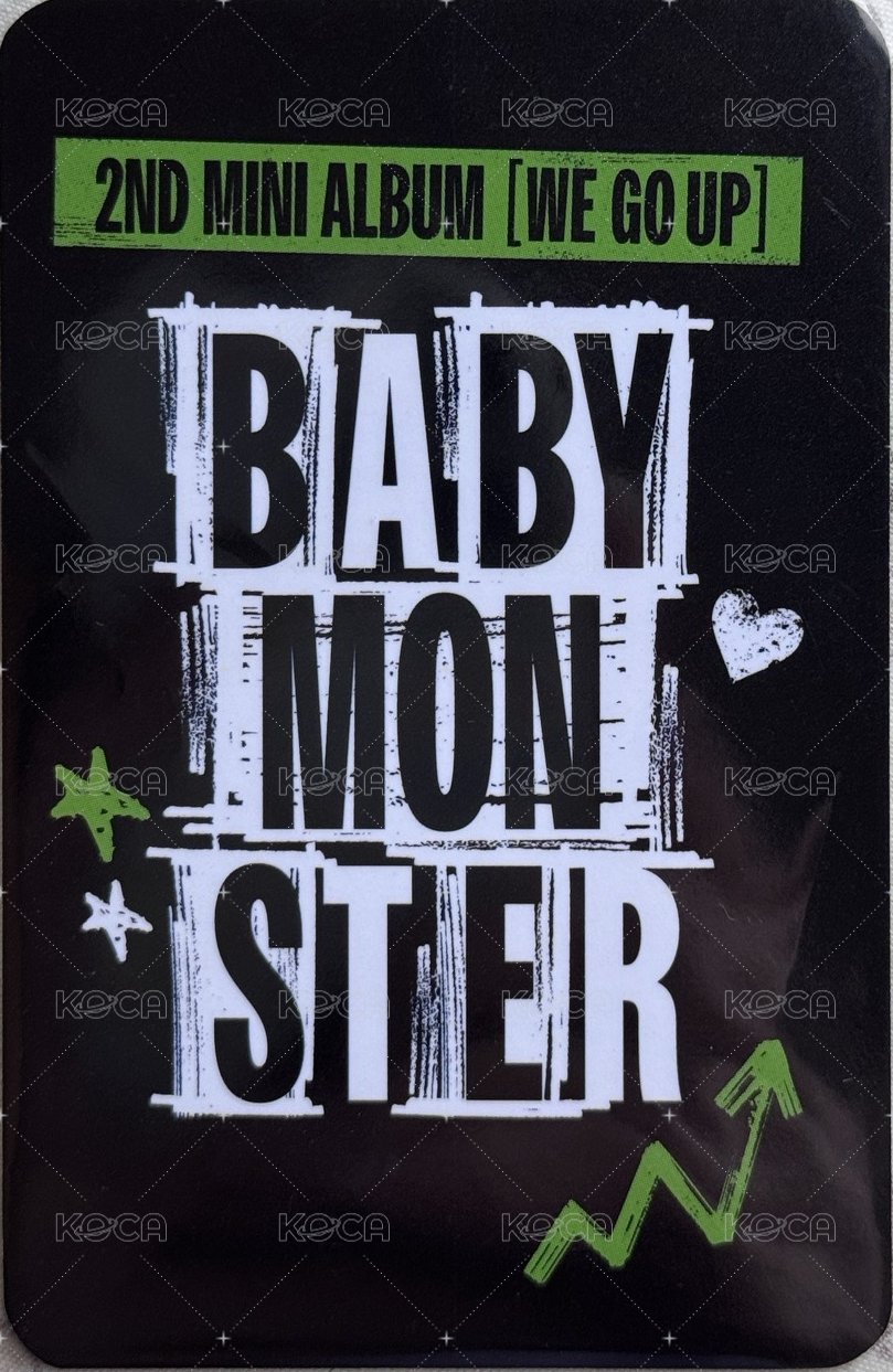 WE GO UP MUSINSA 線上 特典卡 ruka 背面