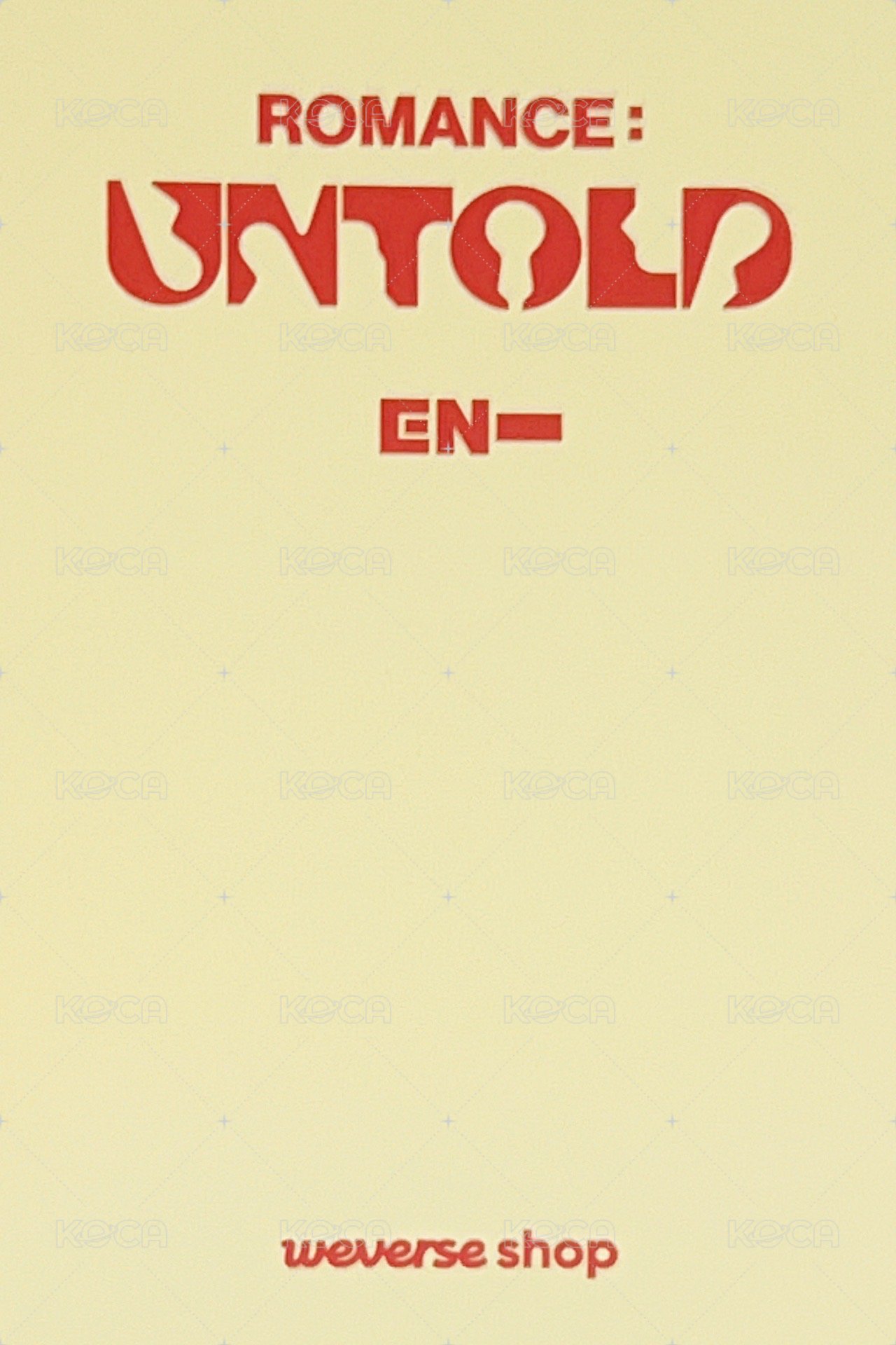 正二 wvs sc直播 特典卡  背面