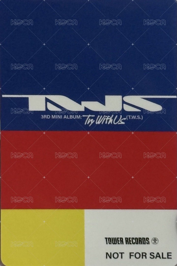 TRY WITH US 塔店 特典卡  背面