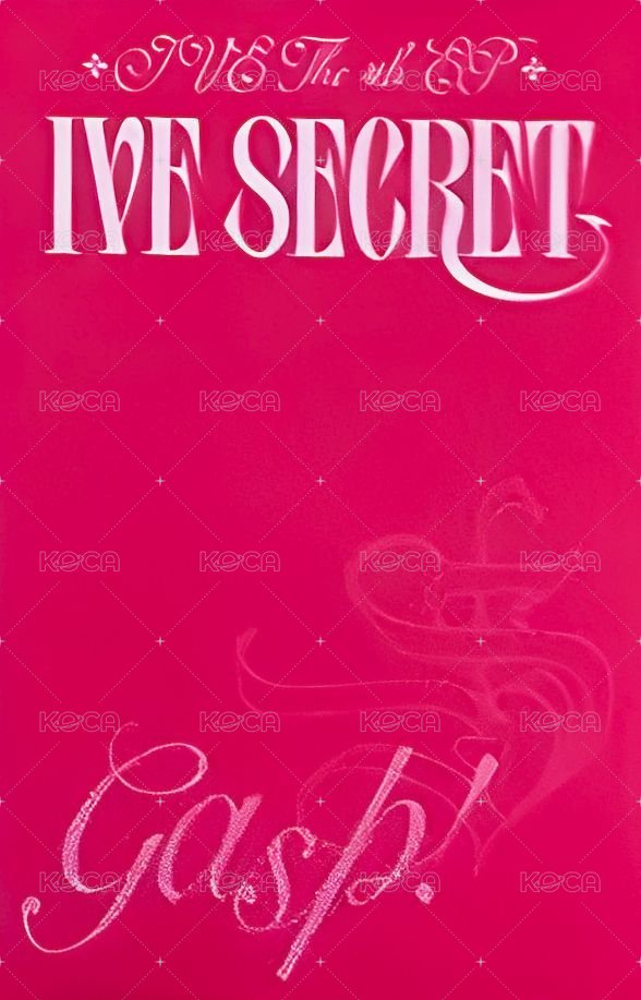IVE SECRET 專輯卡 Gasp ver. 背面