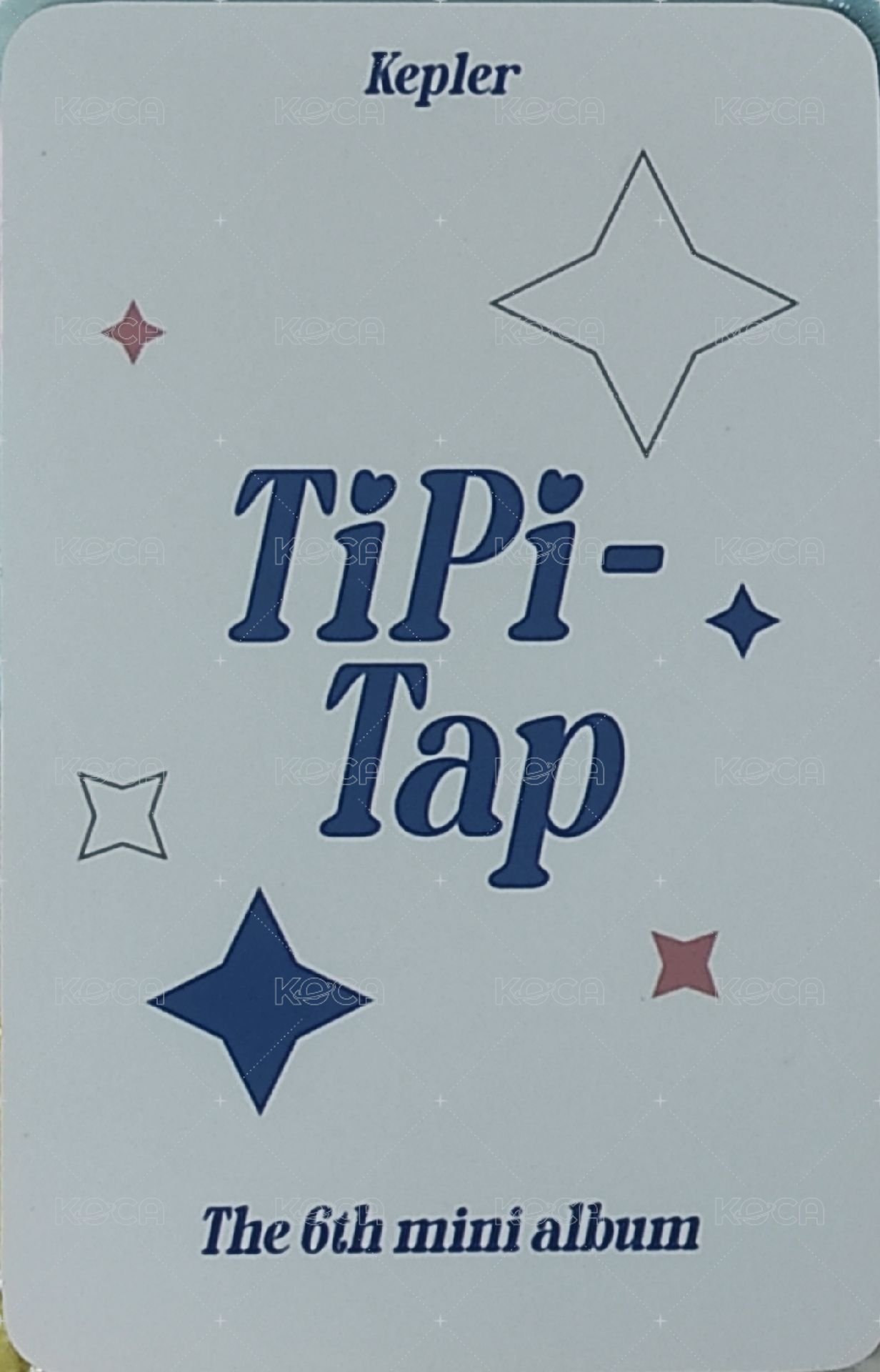 迷六 專輯卡 Kep1er 迷六 PLVE版 娟官拍卡 背面