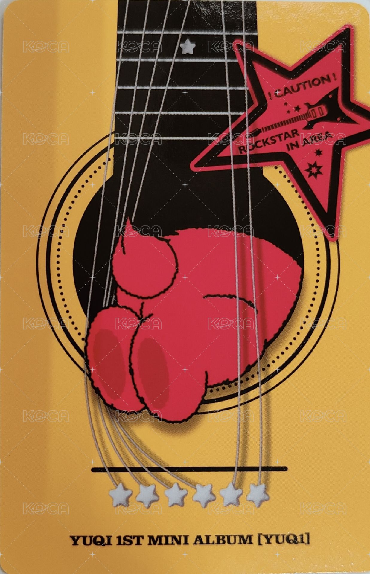 YUQ1 專輯卡 star版專卡 ver.F 背面