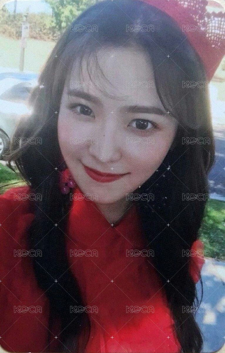 Perfect Velvet 專輯卡 Red Velevt  正規2 Peek-A-Boo Yeri專輯小卡 正面