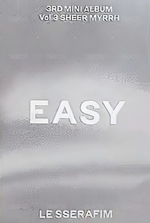 EASY 專輯卡 銀版專卡 背面