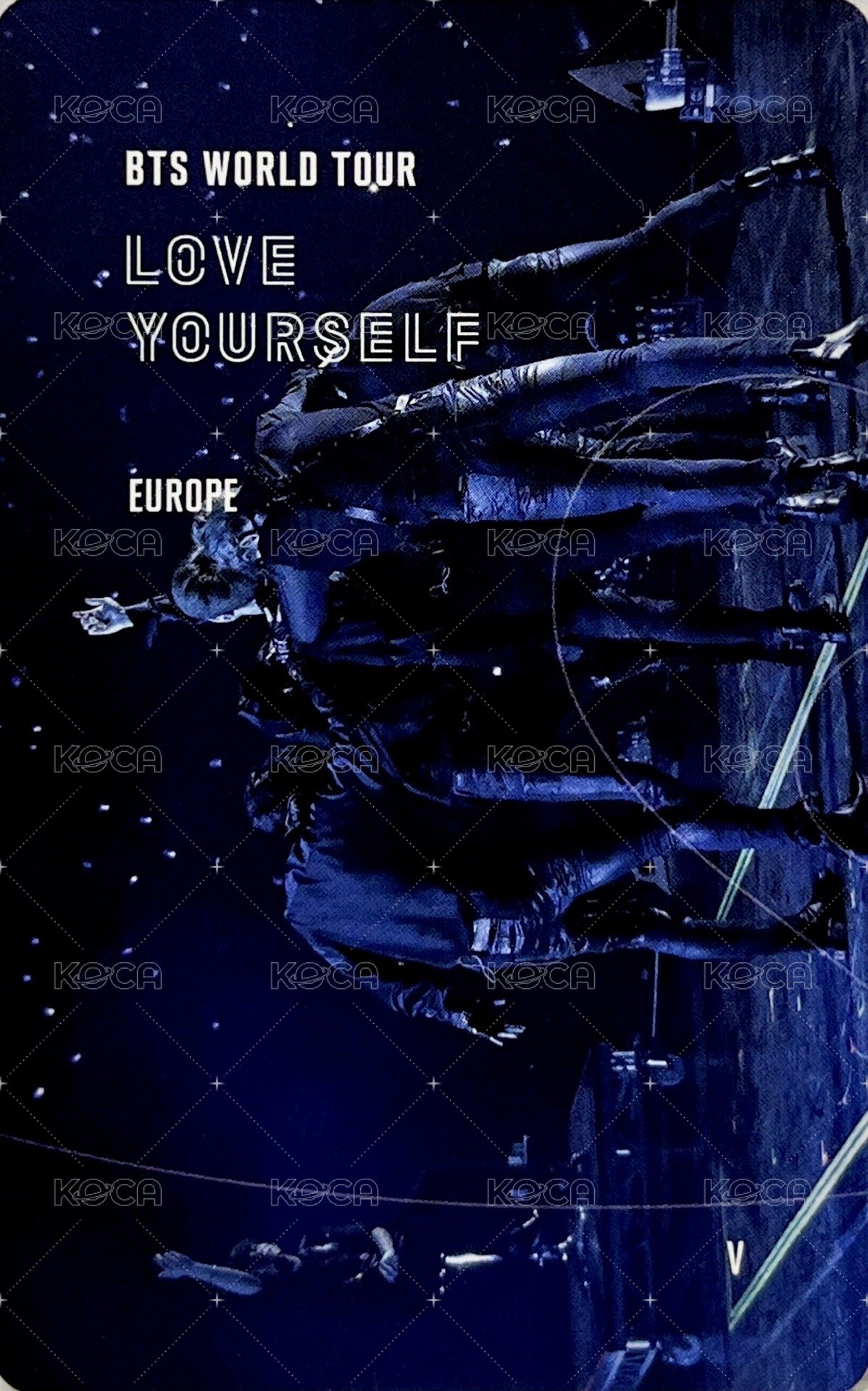 LY Tour 演唱會 DVD / CD 卡 歐洲 藍光版 背面