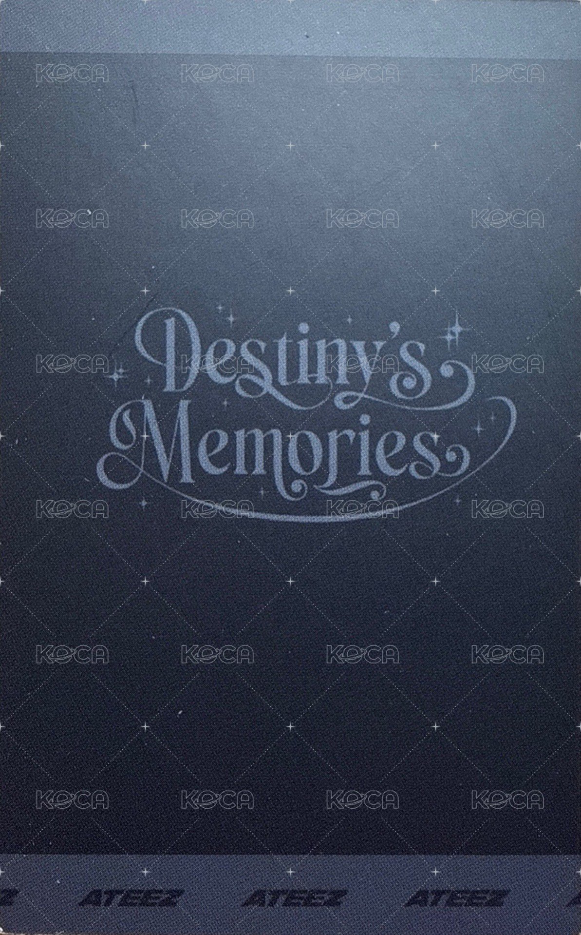 Destiny’s Memories 周邊卡 拍立得_A 背面