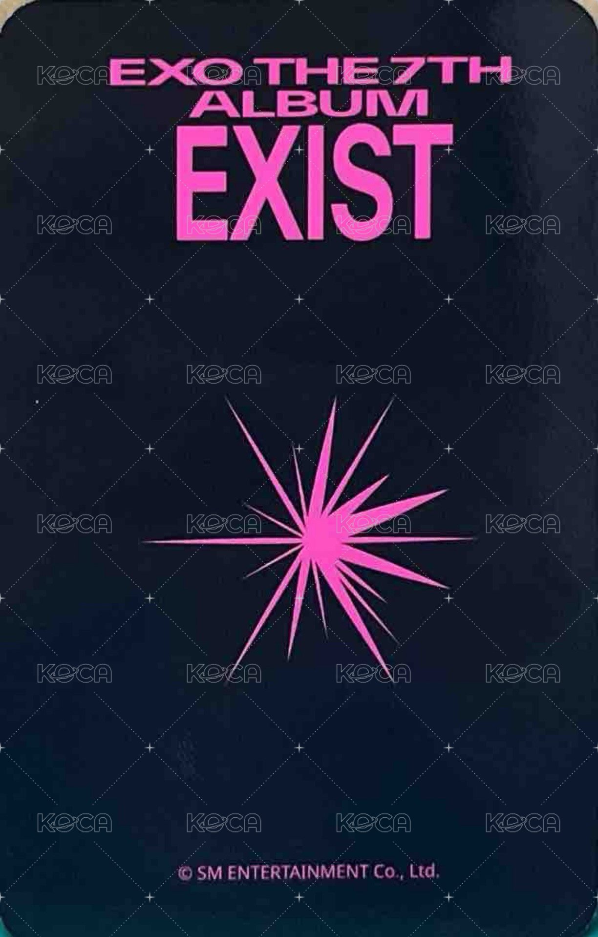 EXIST am 特典卡  背面