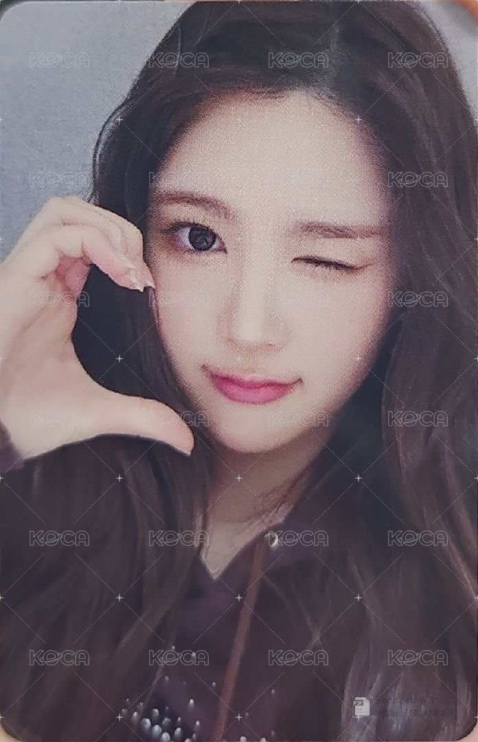 單一 dmm 簽售卡  正面