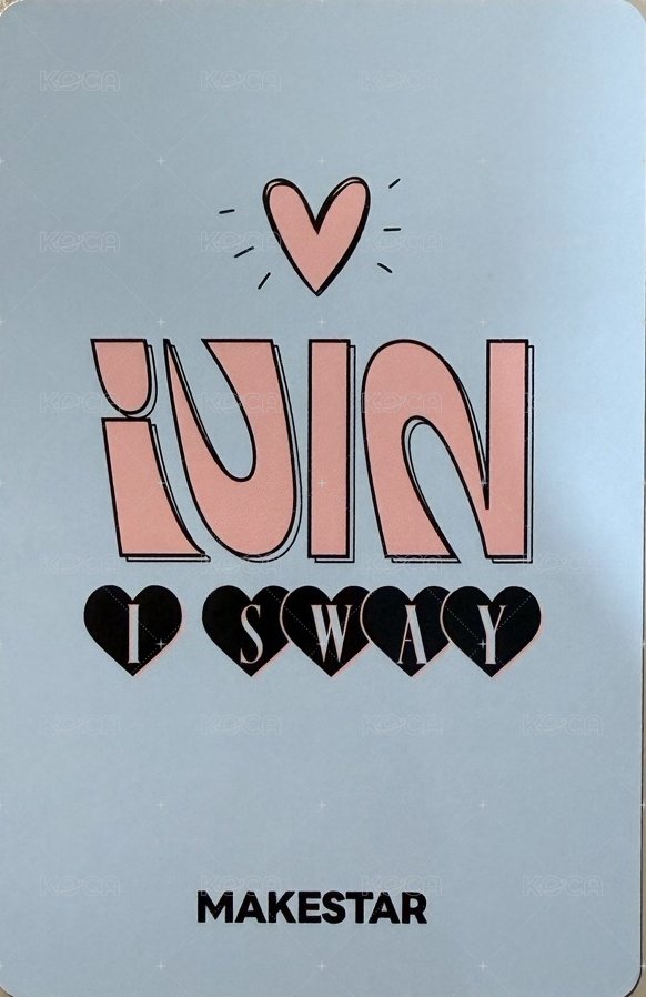 I SWAY ms 10.0 C ver 幸運卡  背面