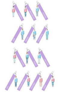 20‘克拉島 鑰匙圈吊飾 人形鑰匙圈