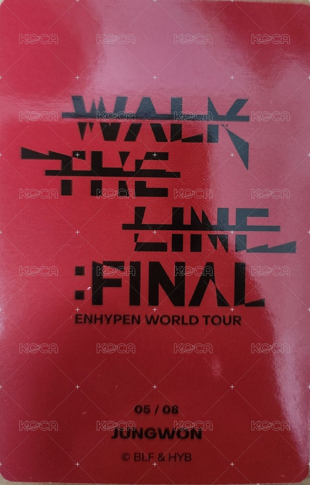 WTL FINAL wvs 隨機卡 元05/08 官拍卡 背面