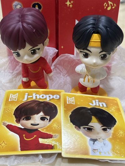 麥當勞聯名公仔 J-hope Jin