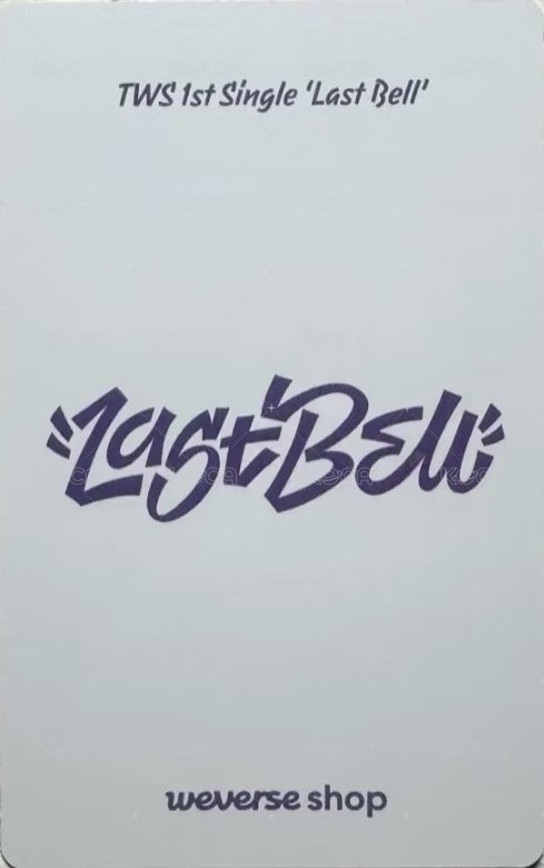 Last Bell wvs 單封 直播卡  背面