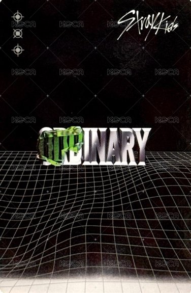 ODDINARY 專輯卡 A ver. 背面