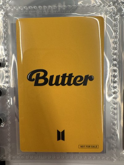 BTS 防彈少年團 金泰亨 V butter 日咖特典 小卡