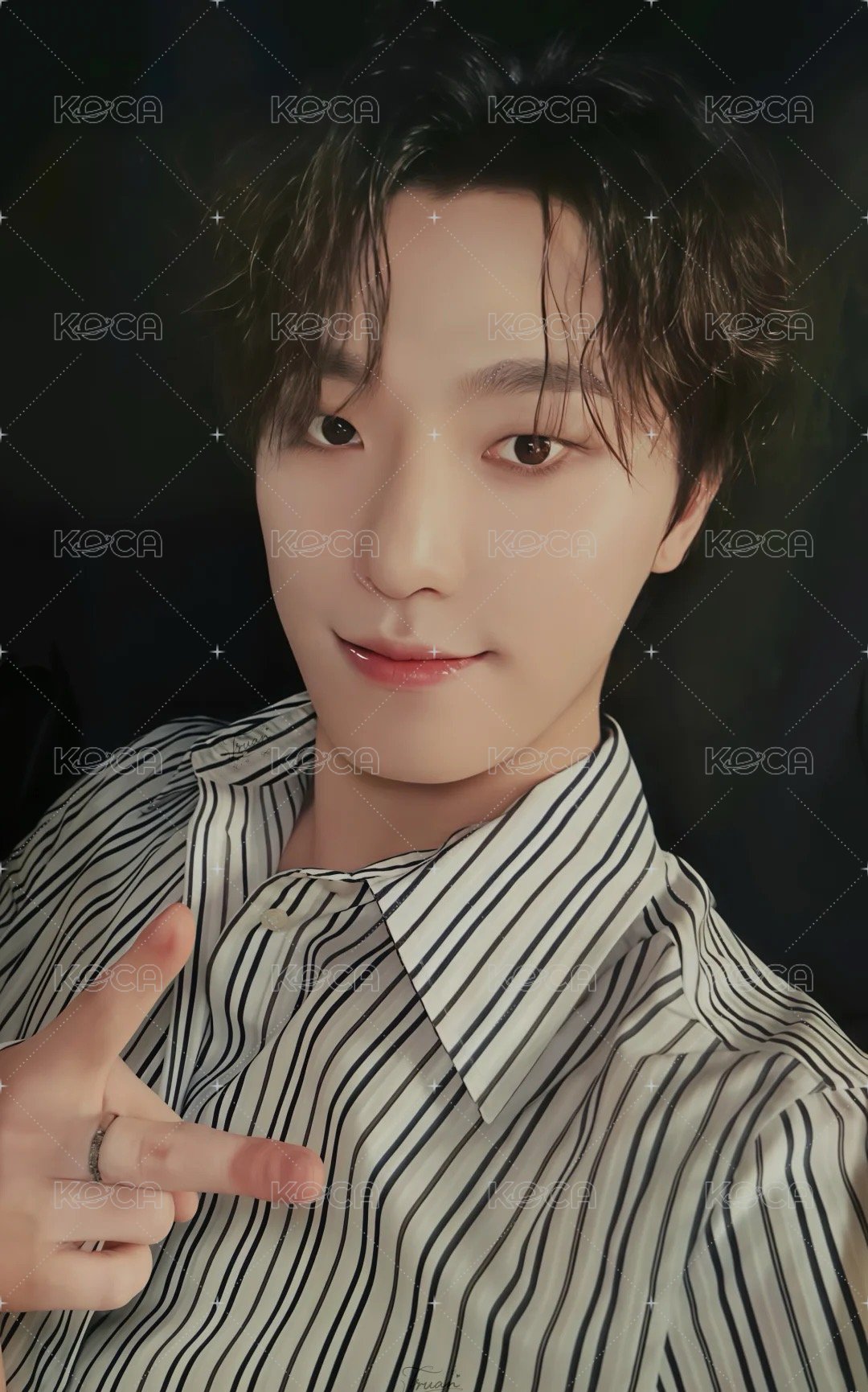 正五 yzy 北京中簽 簽售卡  正面