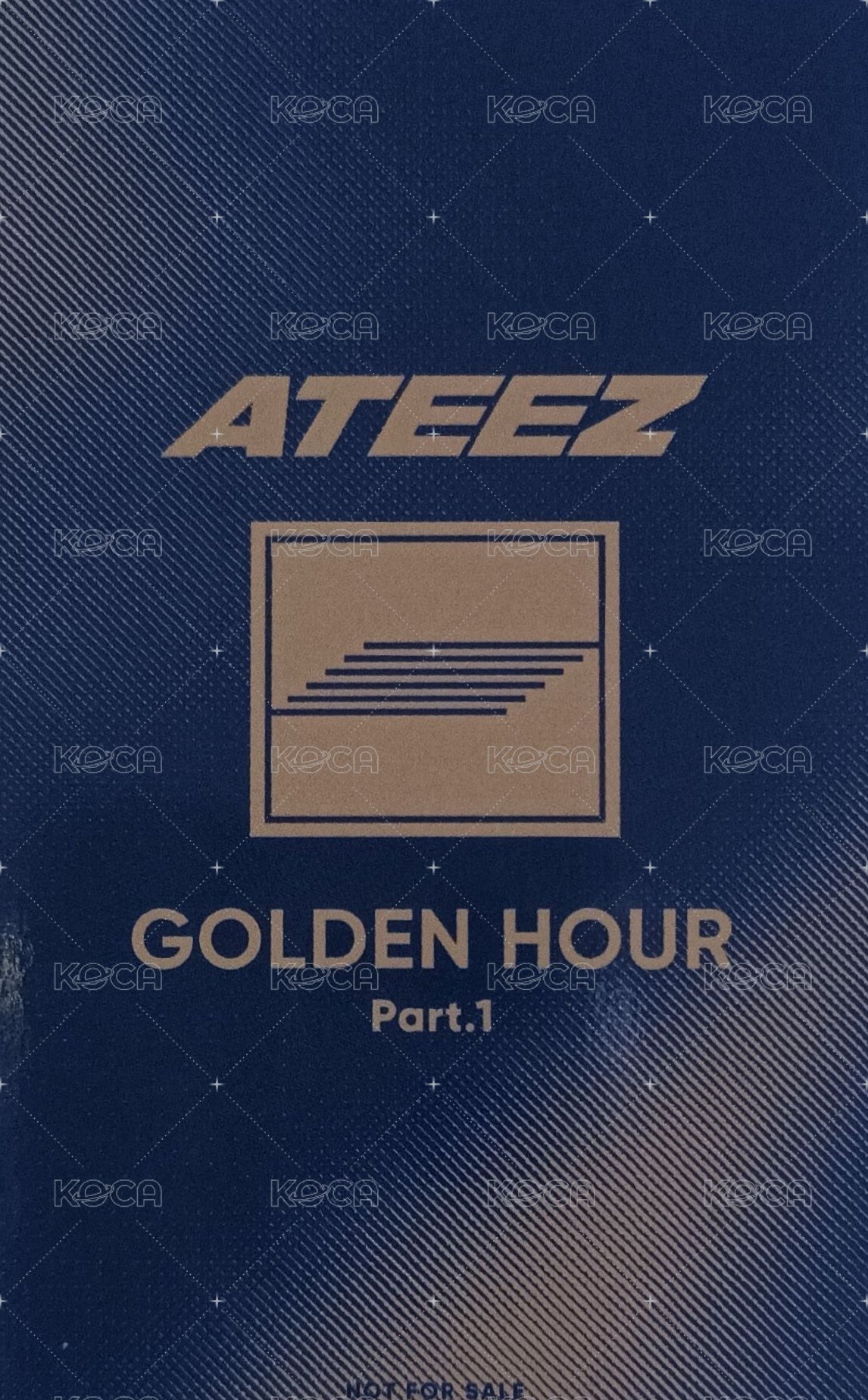GH1 ATEEZ JP FC 特典卡  背面