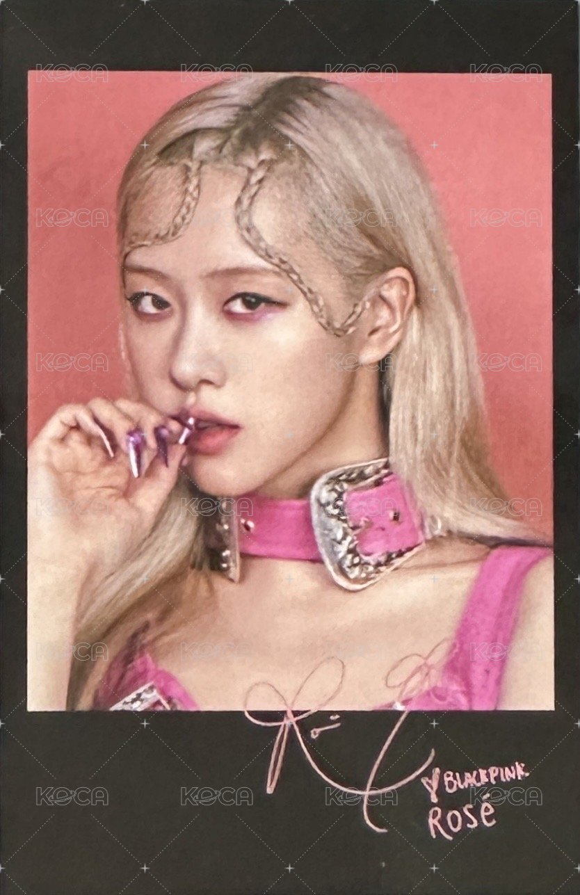BORN PINK k4 團封 特典卡  正面