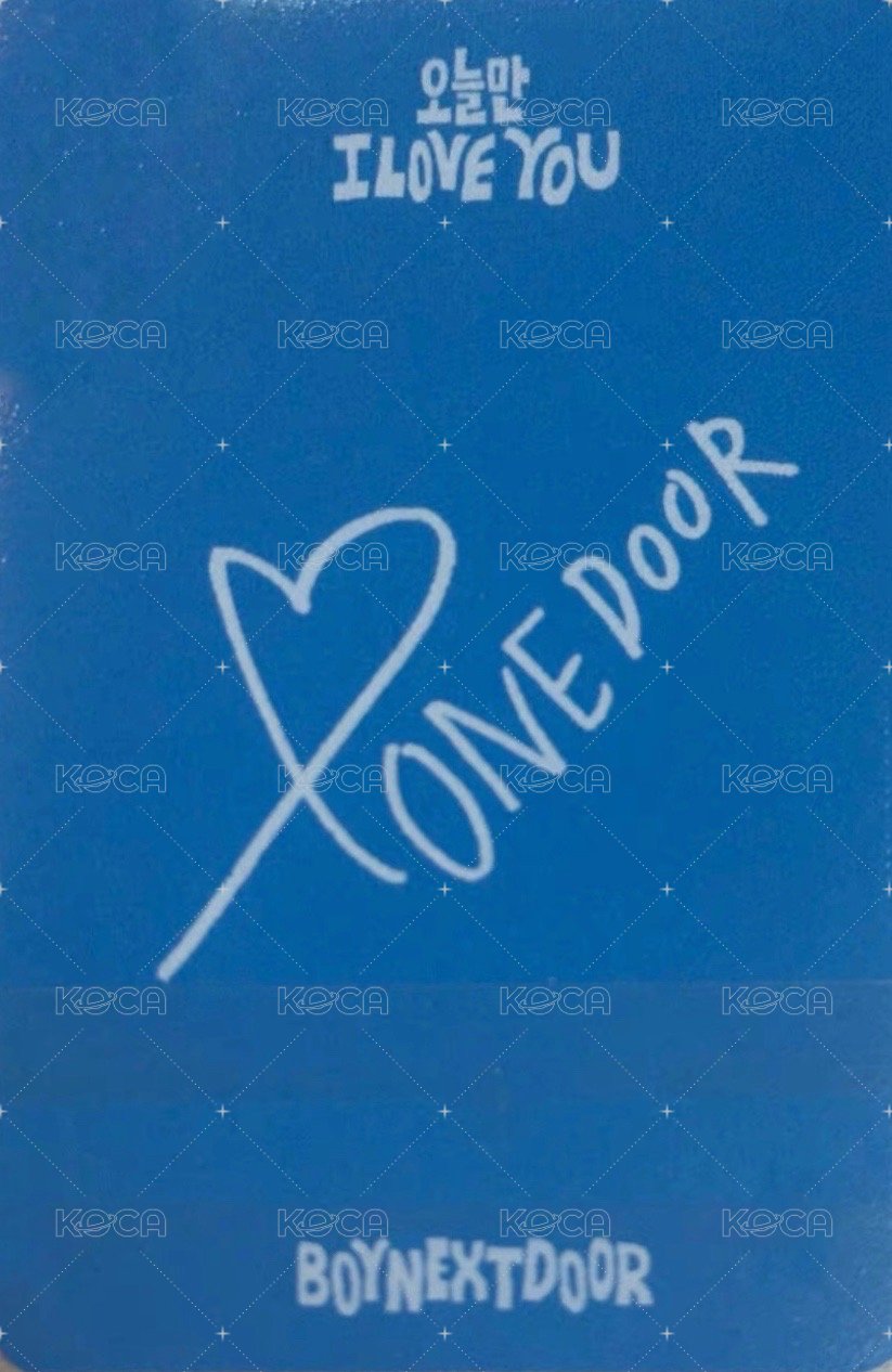 只今愛 打歌卡 ENA 背面