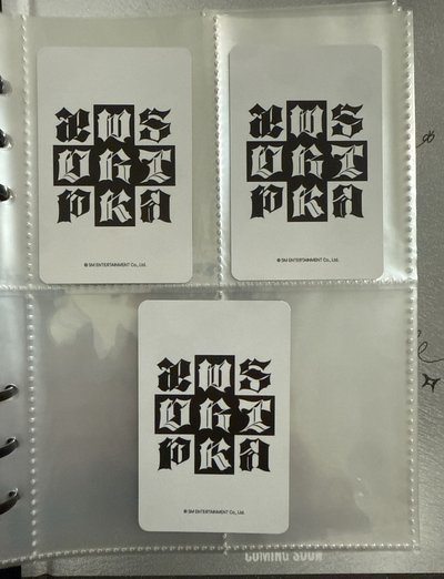 Dirty Work DMM幸運卡 Lucky draw Karina Winter Giselle Ningning 