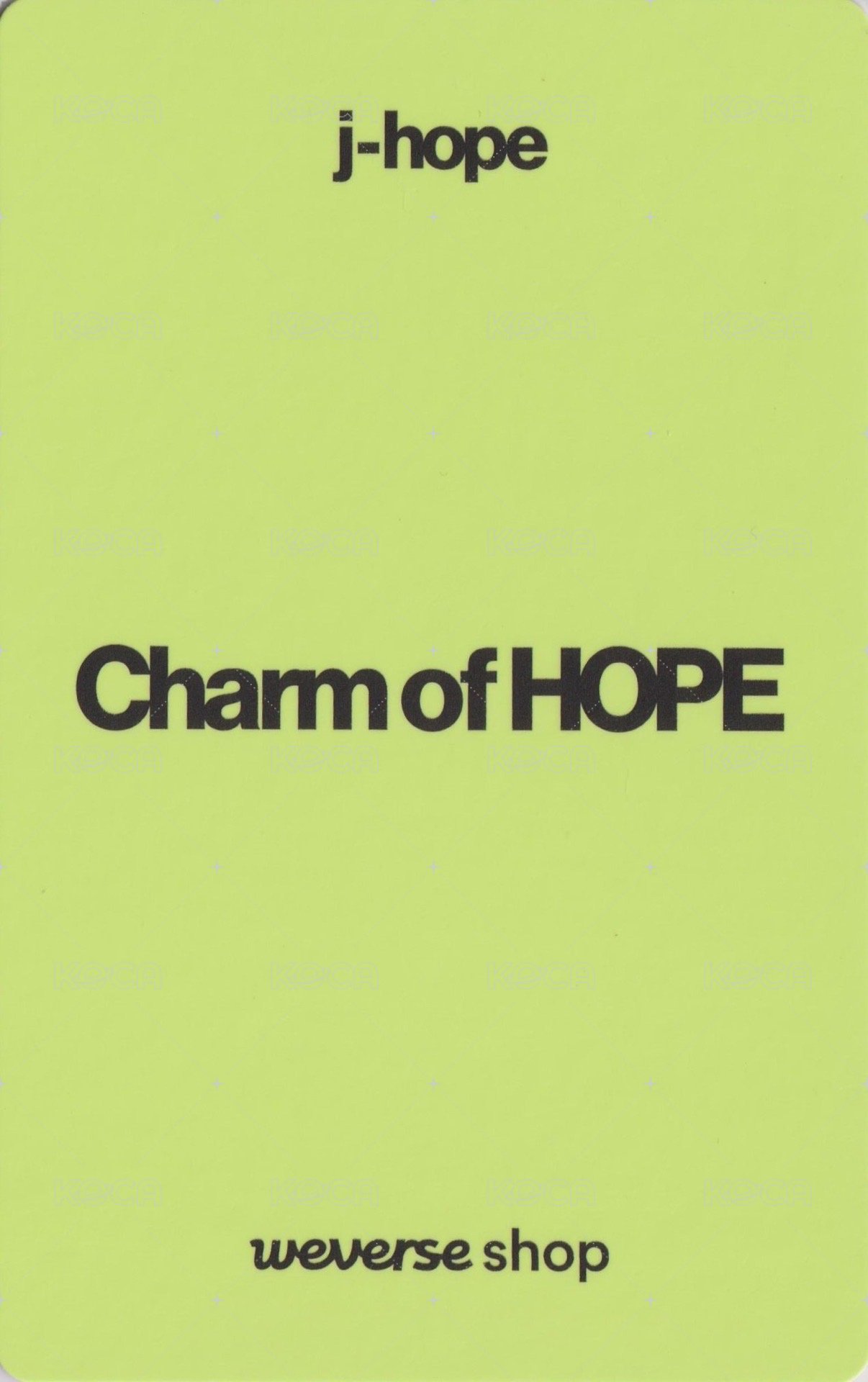 COH   特典卡 Lollapalooza 背面