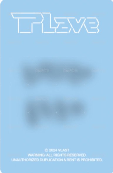 初演唱會 周邊卡 三月卡包 背面