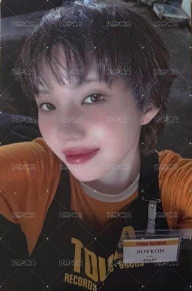 i-dle 塔店 抽選卡  正面