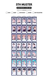 MAGIC SHOP 韓五期 訊息卡 隨機卡