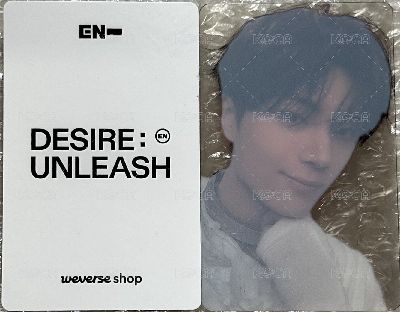 迷六 wvs 特典卡 單封特典+透卡 背面