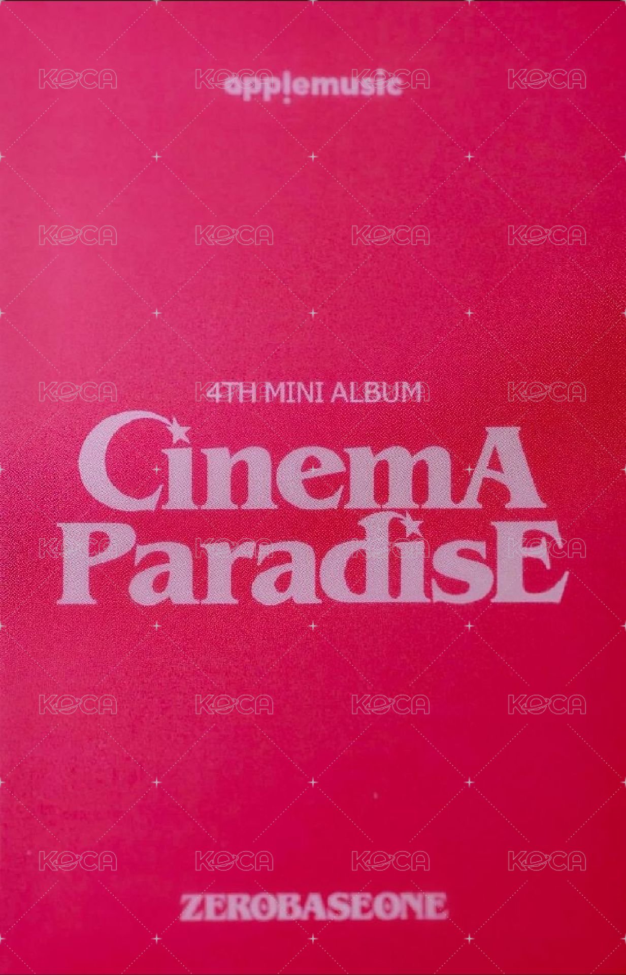 迷四 am 1.0 特典卡 狐狸髮箍 ver. 背面