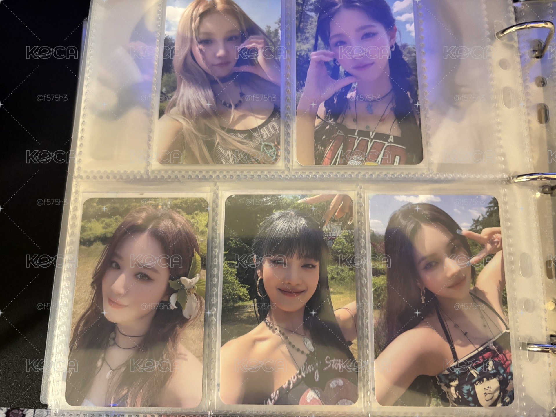 I-DLE 世巡周邊卡一套15張不拆