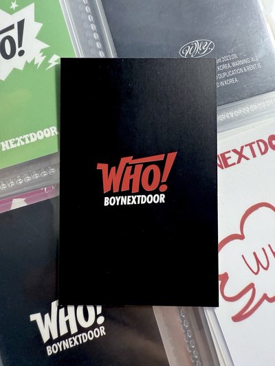 ✴️ WHO! 日咖 幸運卡 狗耳明宰鉉