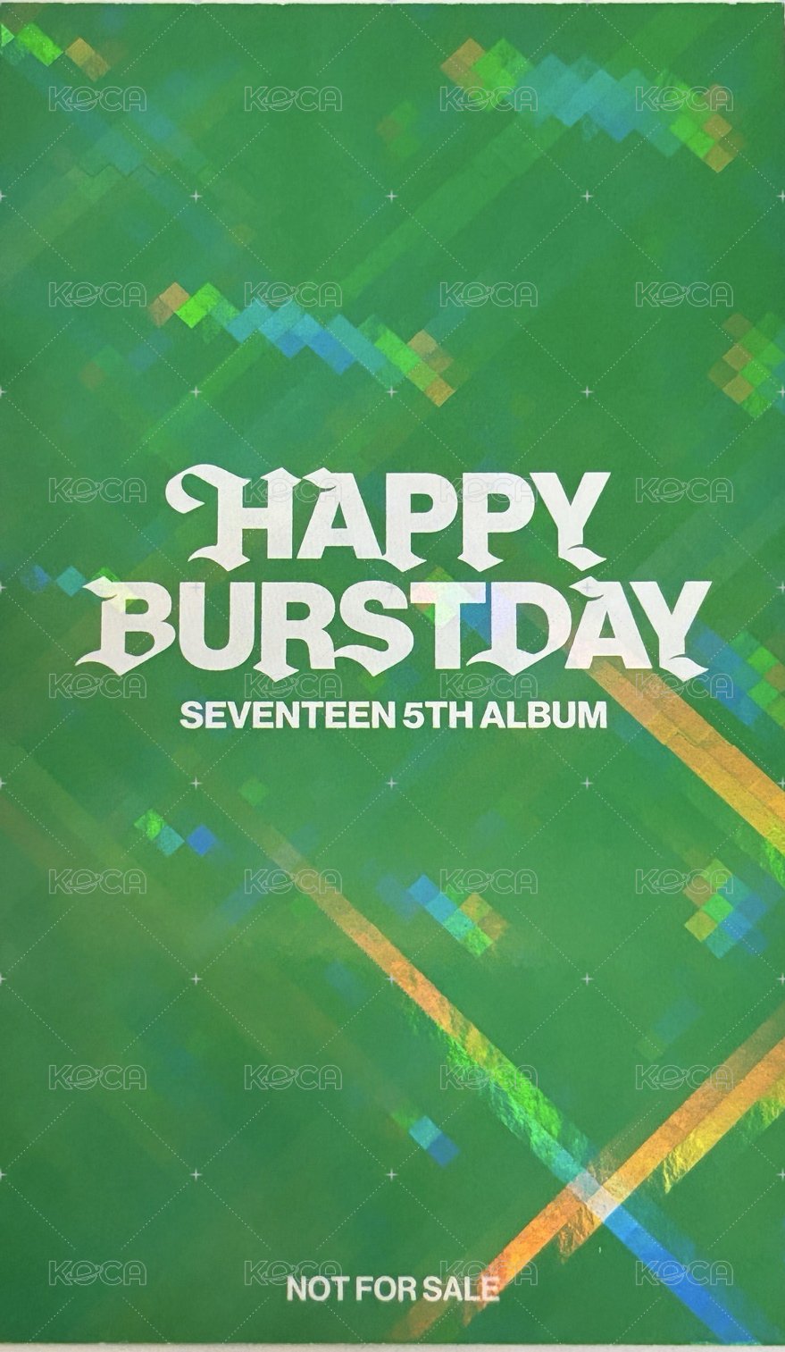 正五 hmv 抽選卡  背面