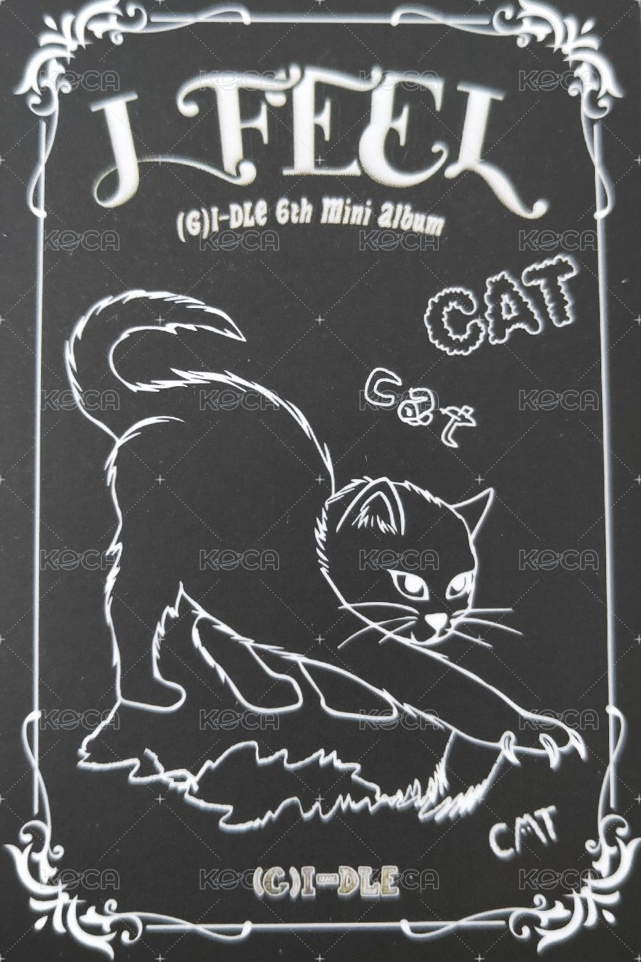 I feel 專輯卡 CAT版 背面
