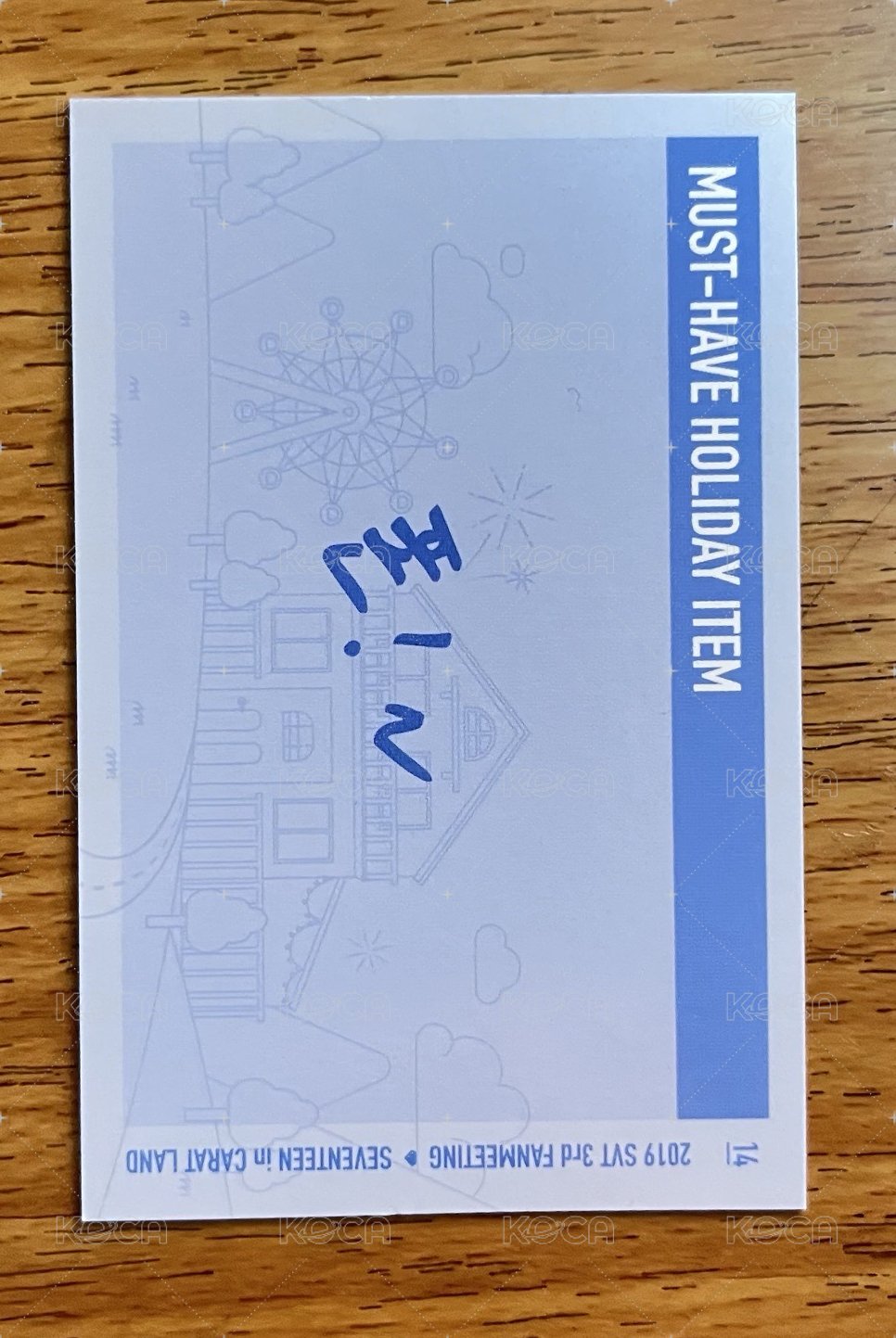 19克拉島 周邊卡  背面