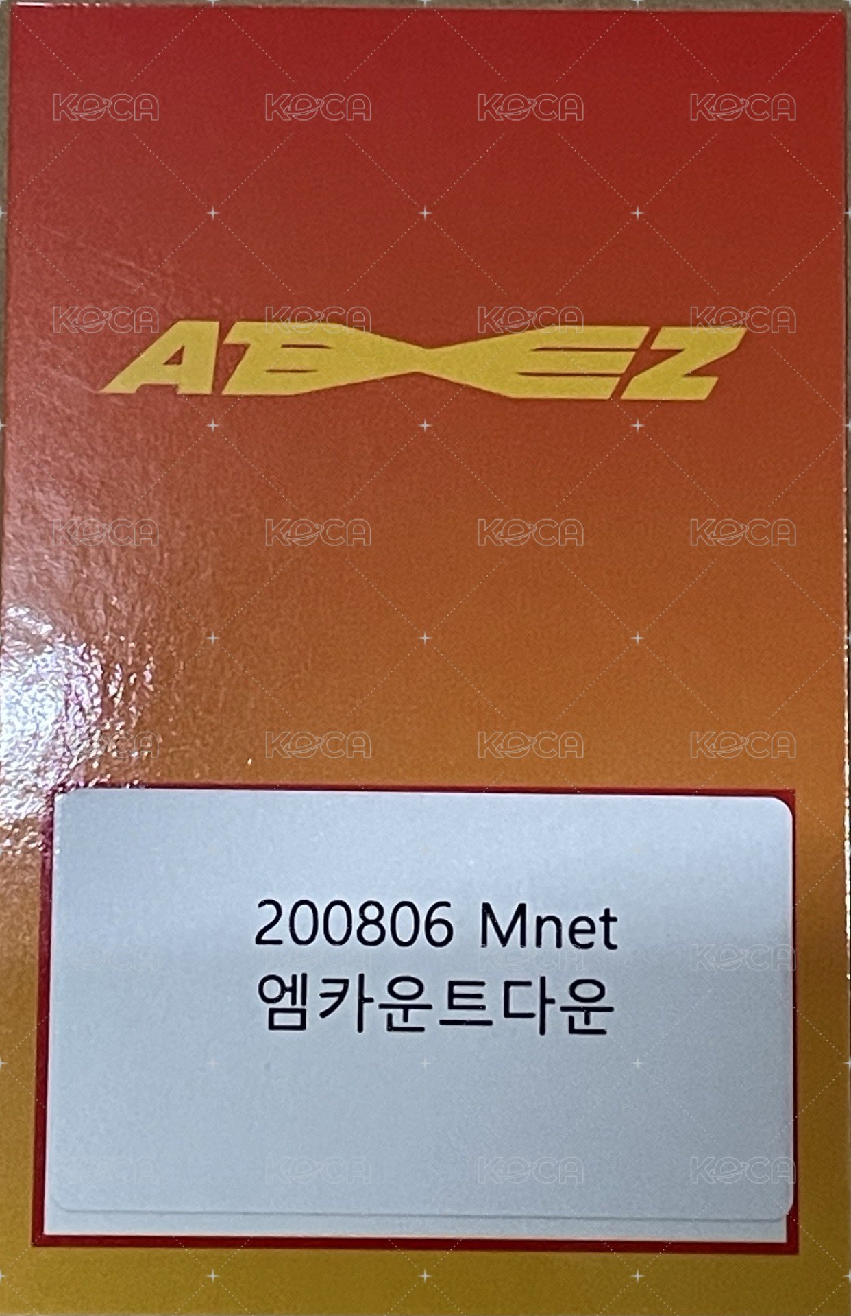 Fever pt.1 打歌卡  背面