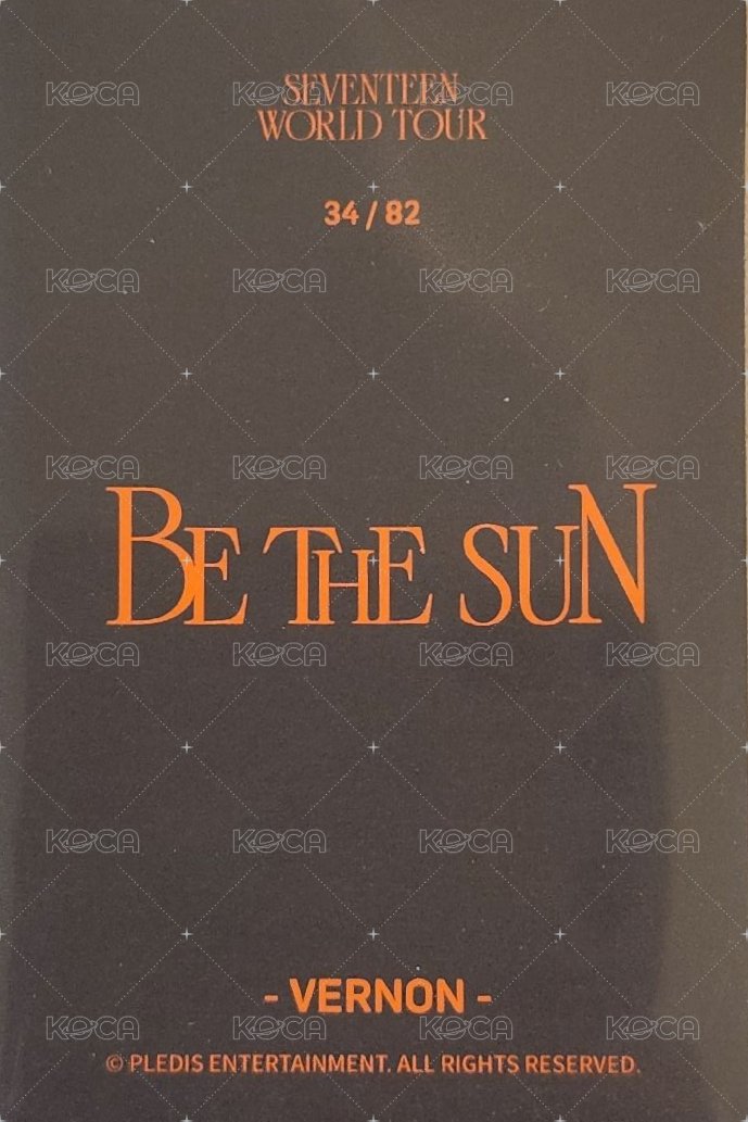 BE THE SUN 隨機卡 卡包卡 背面