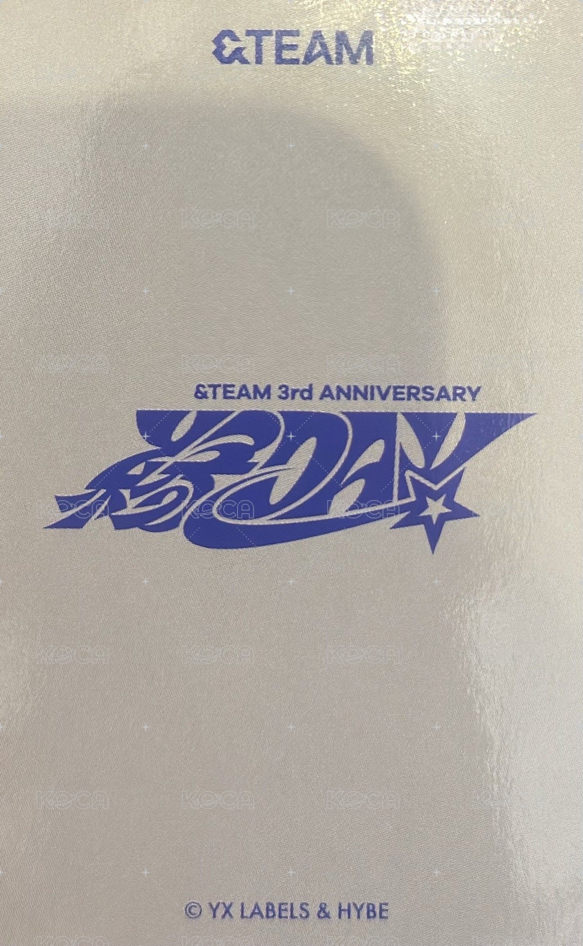 縁DAY 周邊卡 3週年 運動服卡 背面