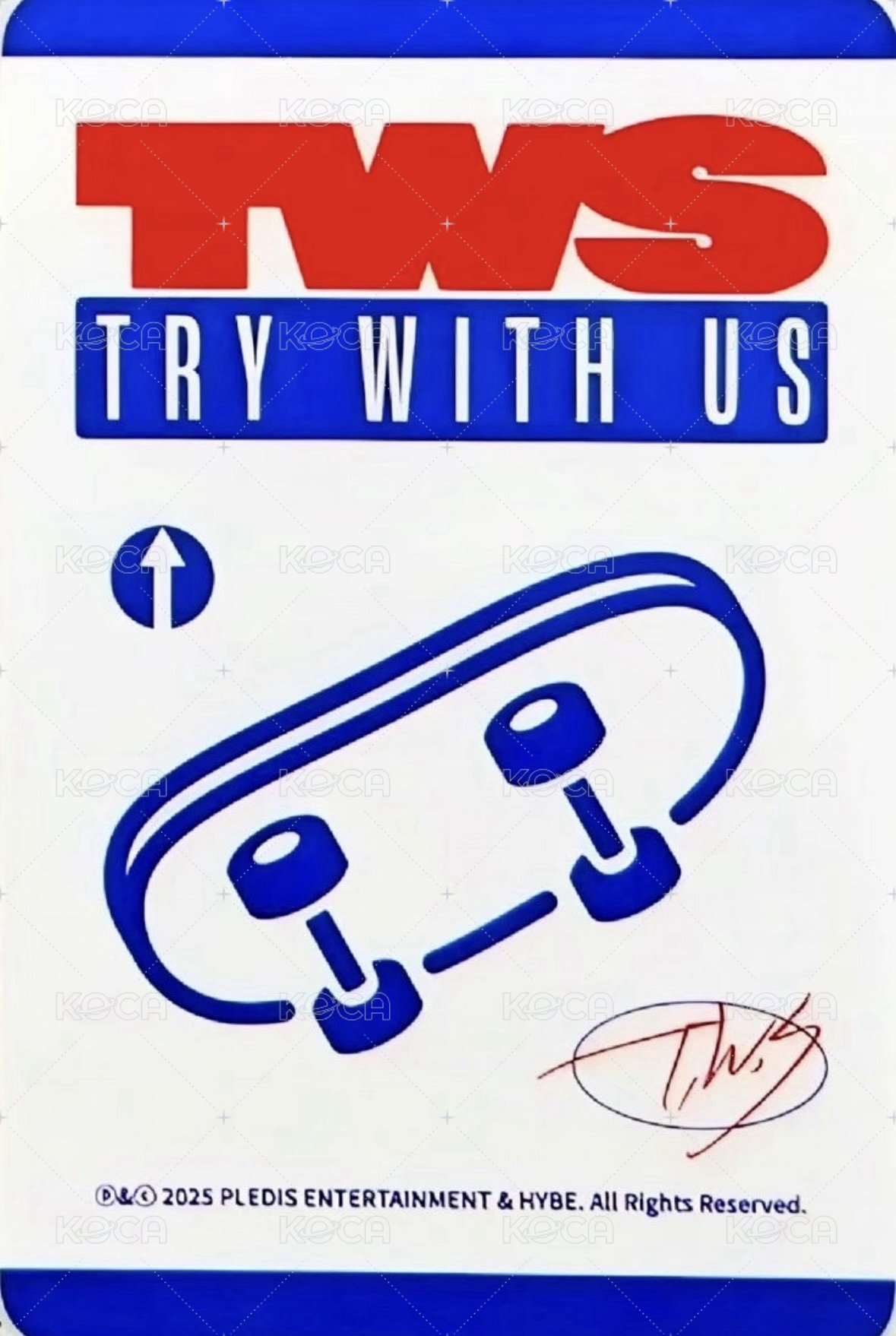 TRY WITH US 滿額卡 快閃店 背面