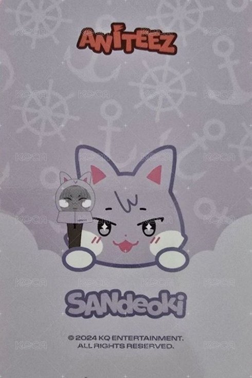 ANITEEZ IN ILLUSION 周邊卡 LIGHT STICK COVER 背面