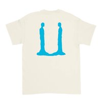 ÜBERMENSCH T-SHIRT (NATURAL/BLUE)