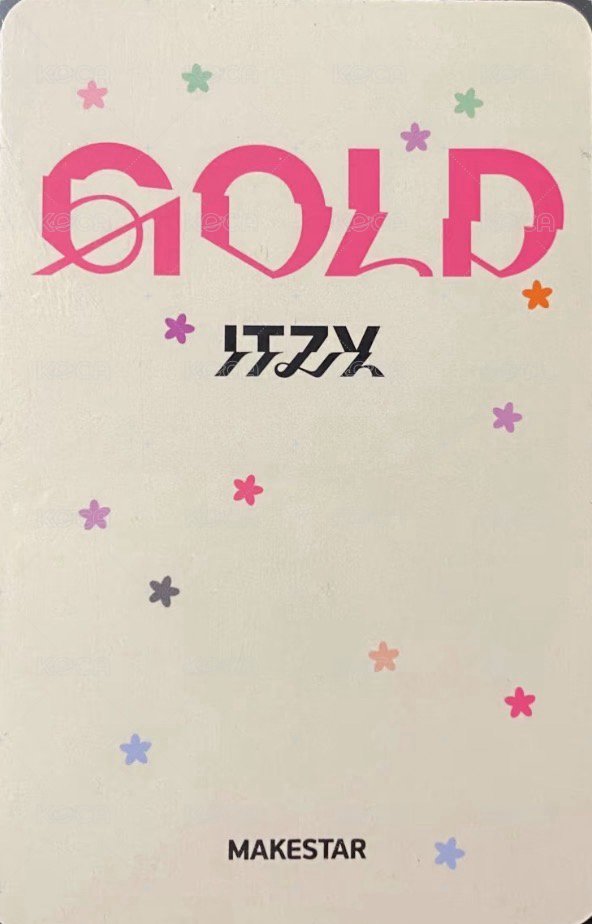 GOLD ms 2.0 簽售卡 髮夾 背面