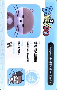 BBNEXDO 入場卡 / 場限卡 韓國線下快閃 DALRING