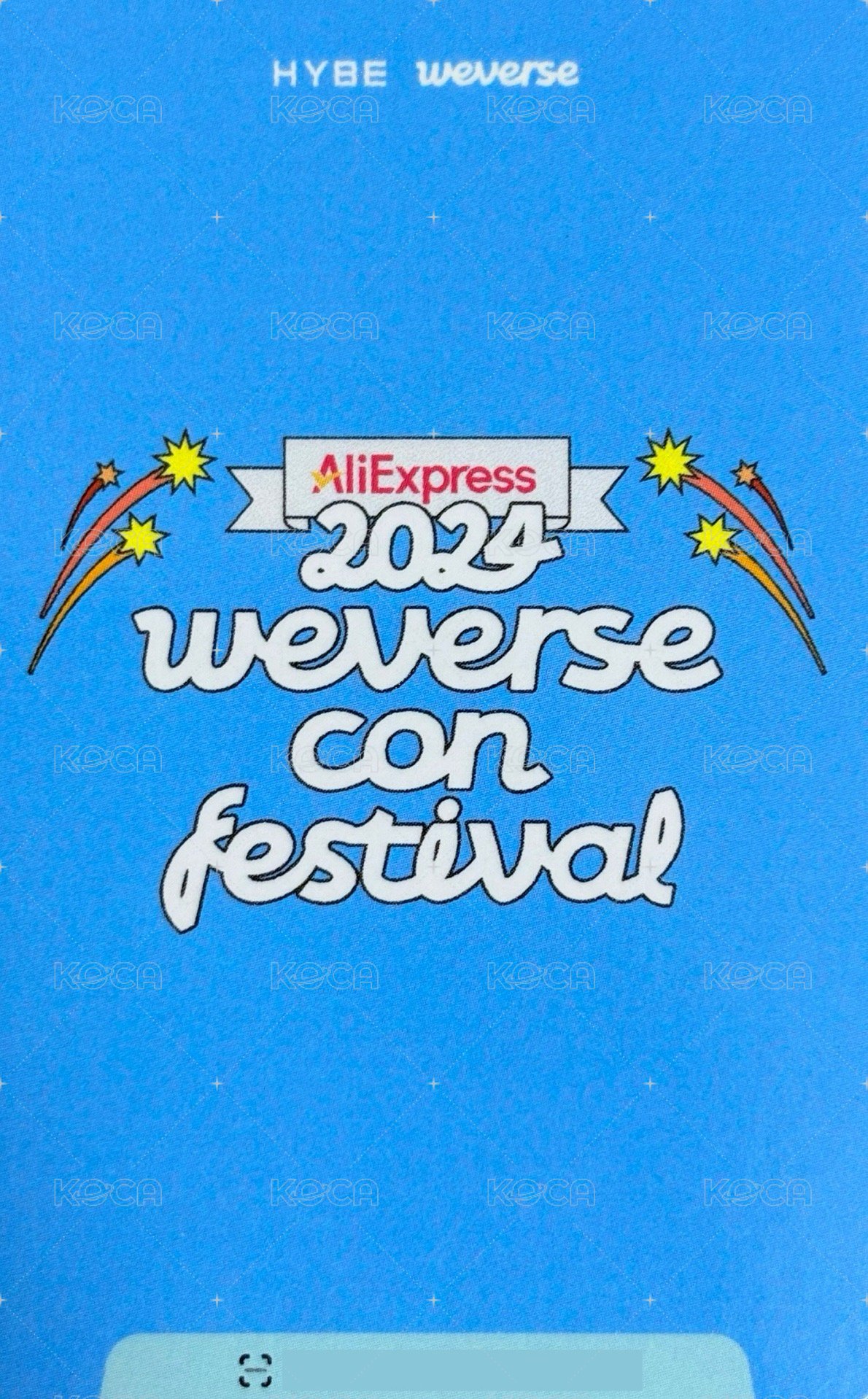 24‘wvs con 入場卡 / 場限卡  背面