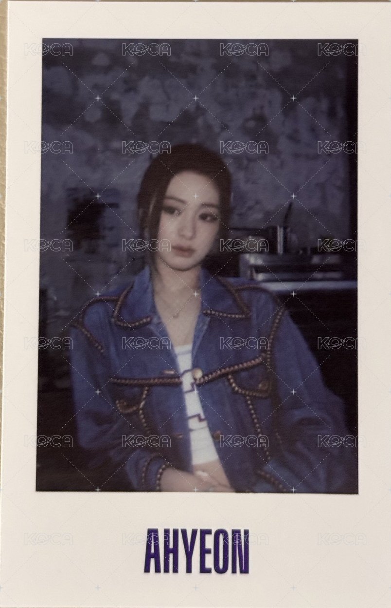 DRIP yg 線上中簽 簽售卡 ahyeon 正面